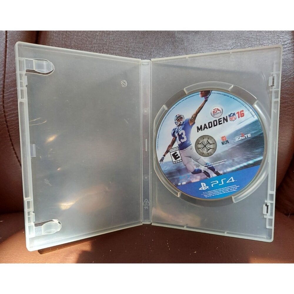 Madden NFL 16 (Microsoft PS4, 2015) Untested Football Video Game Disc Only